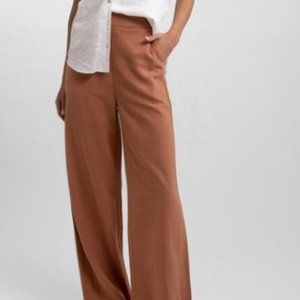 NWT Rhythm Classic Wide Leg Pant - Baked Clay (Size 4)